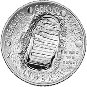 1 Dollar Apollo 11 50th Anniversary obverse image