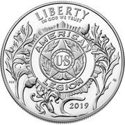1 Dollar American Legion 100th Anniversary obverse image