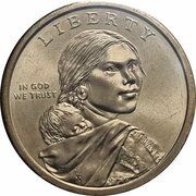 1 Dollar "Native American Dollar" American Indians in the Space Program obverse image