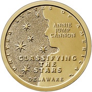 1 Dollar American Innovation - Delaware, United States, 2019 reverse image