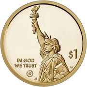 1 Dollar American Innovation - Massachusetts obverse image