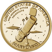 1 Dollar American Innovation - Maryland, United States, 2020 reverse image