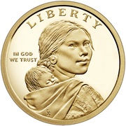 1 Dollar "Native American Dollar" Elizabeth Peratrovich and the Anti-Discrimination Law of 1945 obverse image
