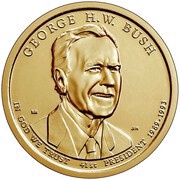 1 Dollar George H. W. Bush obverse image