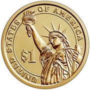 1 Dollar George H. W. Bush, United States, 2020 reverse image