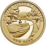 1 Dollar American Innovation - New York, United States, 2021 reverse image