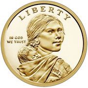 1 Dollar "Native American Dollar" Ely Samuel Parker obverse image