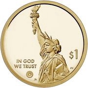 1 Dollar American Innovation - Rhode Island obverse image
