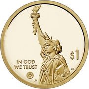 1 Dollar American Innovation - Vermont obverse image