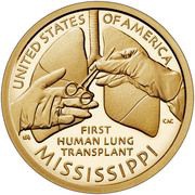 1 Dollar American Innovation - Mississippi, United States, 2023 reverse image