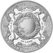 1 Dollar Greatest Generation, United States, 2024 reverse image