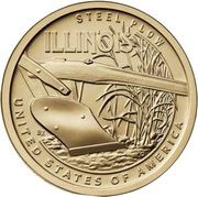 1 Dollar American Innovation - Illinois, United States, 2024 reverse image