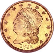 2½ Dollars "Capped Head - Quarter Eagle" obverse image