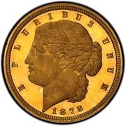 2½ Dollars "Quarter Eagle" Pattern; gold obverse image