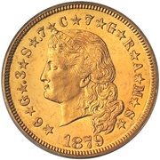 4 Dollars "1879 Stella" Pattern obverse image