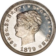 1 Stella / 4 Dollars "1880 Stella" Pattern; aluminium obverse image