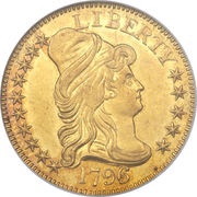 5 Dollars Liberty Cap / Small Eagle obverse image