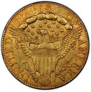 5 Dollars Liberty Cap / Heraldic Eagle, United States, 1795-1807 reverse image