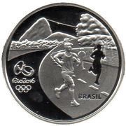 5 Reais Olympic Games Rio 2016 - Running / Contemporary Art Museum obverse image