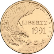 5 Dollars Mount Rushmore Golden Anniversary obverse image