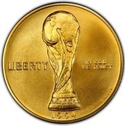 5 Dollars World Cup Tournament obverse image