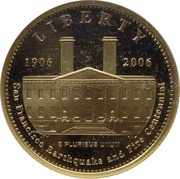 5 Dollars San Francisco Old Mint Centennial obverse image