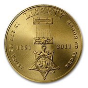 5 Dollars Medal of Honor obverse image