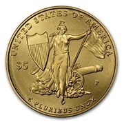 5 Dollars Medal of Honor, United States, 2011 reverse image