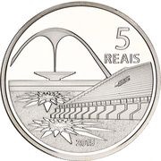 5 Reais Olympic Games Rio 2016 - Running / Sambodrome, Brazil, 2015 reverse image