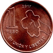 1 Peso reverse image