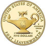 5 Dollars 5 Star Generals, United States, 2013 reverse image