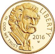5 Dollars Mark Twain obverse image
