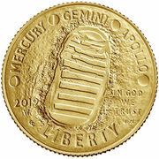 5 Dollars 50th Anniversary of Apollo 11 obverse image