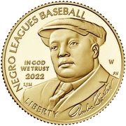 5 Dollars Negro Leagues Baseball obverse image
