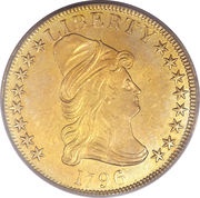 10 Dollars Liberty Cap / Small Eagle obverse image