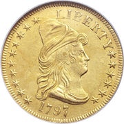 10 Dollars Liberty Cap / Heraldic Eagle obverse image