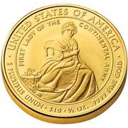 10 Dollars Martha Washington; Bullion Coinage, United States, 2007 reverse image