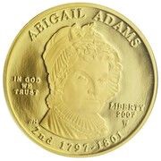 10 Dollars Abigail Adams; Bullion Coinage obverse image