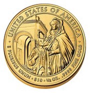 10 Dollars Louisa Adams; Bullion Coinage, United States, 2008 reverse image