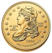 10 Dollars Andrew Jackson's Liberty; Bullion Coinage obverse image