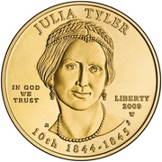 10 Dollars Julia Tyler; Bullion Coinage obverse image