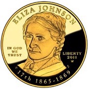 10 Dollars Eliza Johnson ; Bullion Coinage obverse image