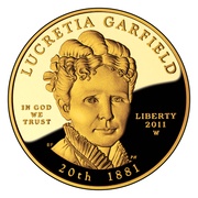 10 Dollars Lucretia Garfield ; Bullion Coinage obverse image