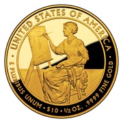 10 Dollars Lucretia Garfield ; Bullion Coinage, United States, 2011 reverse image