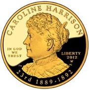 10 Dollars Caroline Harrison ; Bullion Coinage obverse image