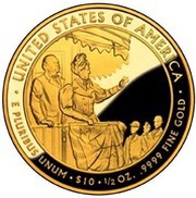 10 Dollars Frances Cleveland (Second Term) ; Bullion Coinage, United States, 2012 reverse image