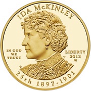 10 Dollars Ida McKinley ; Bullion Coinage obverse image