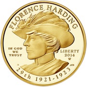10 Dollars Florence Harding; Bullion Coinage obverse image