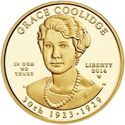 10 Dollars Grace Coolidge; Bullion Coinage obverse image