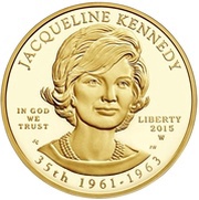 10 Dollars Jacqueline Kennedy; Bullion Coinage obverse image